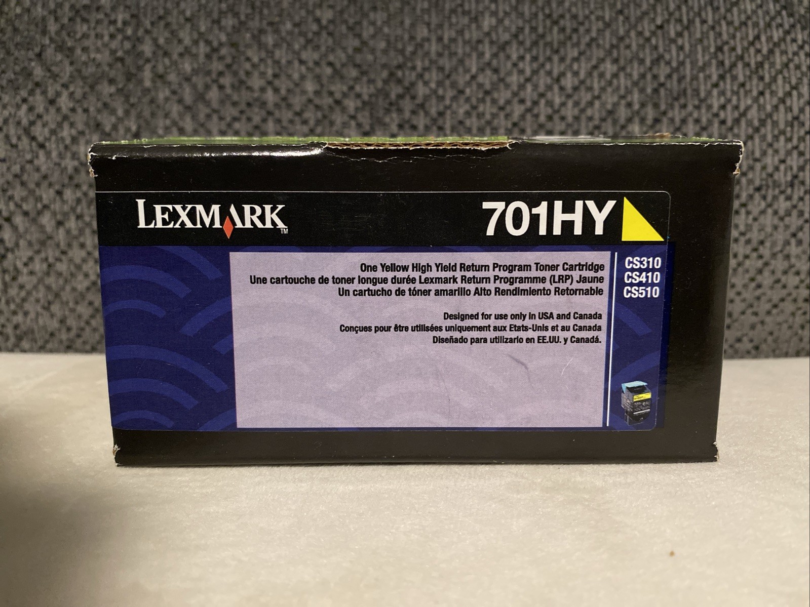 Lexmark 701HY | 70C1HY0 High-Yield Yellow Toner Cartridge CS310 CS410 CS510