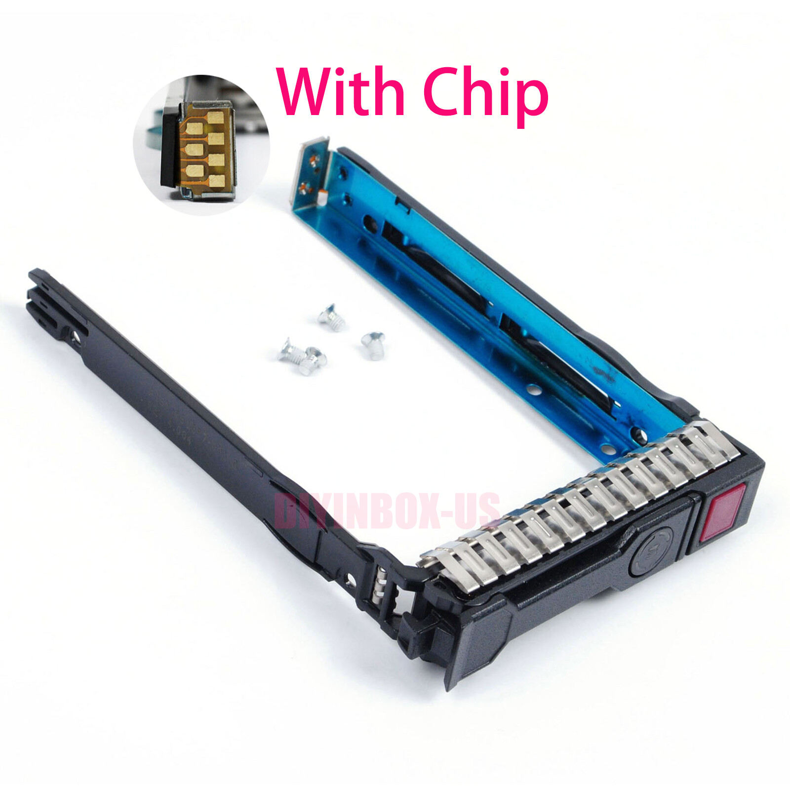 New HP G8 G9 651687-001 SFF 2.5" HDD Tray Caddy 653955-001 DL380p Gen9 W/Chip