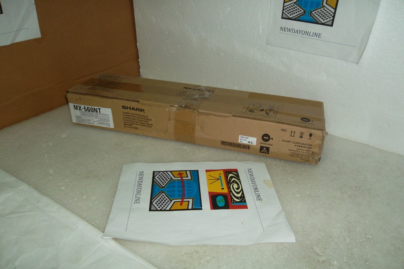 Sharp MX-560NT Toner Black for MX-M364N M365N M565N M465N A3MX560NT MX560NT NEW