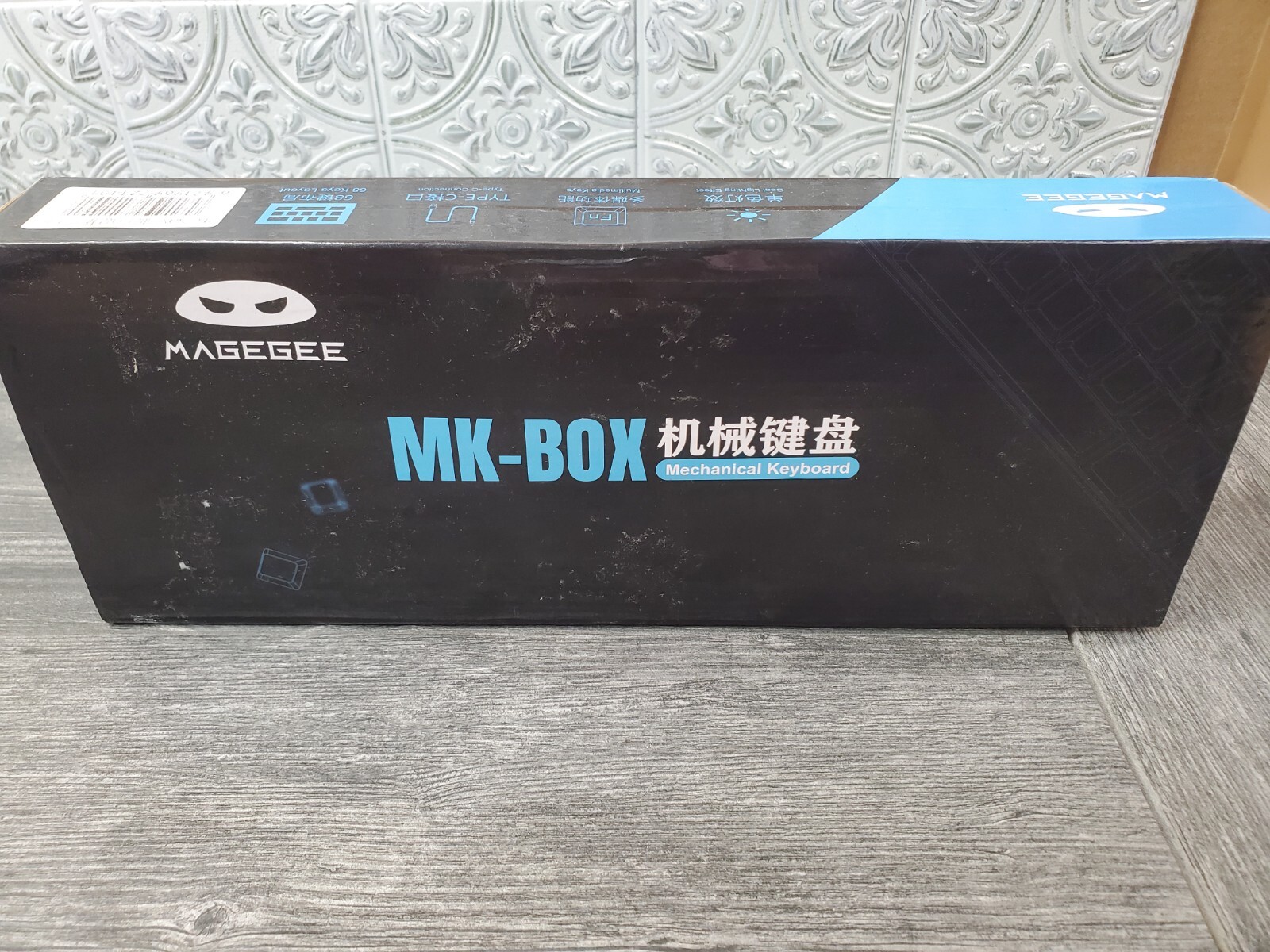 MageGee Portable 60% Mechanical Gaming Keyboard MK-Box LED Backlit Compact 