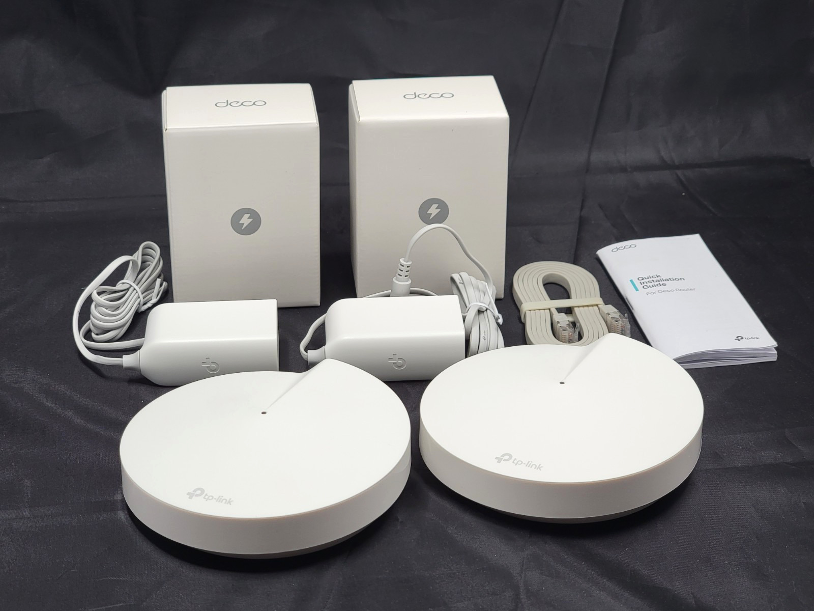 TP-LINK (2 pack) Deco M5 AC1300 Whole Home Mesh Wi-Fi System - Open Box
