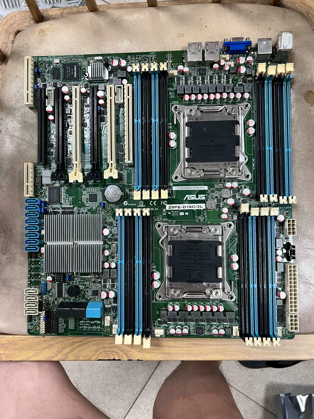 For ASUS Z9PE-D16C/2L motherboard C602 LGA2011 16*DDR3 512G VGA ATX Tested ok