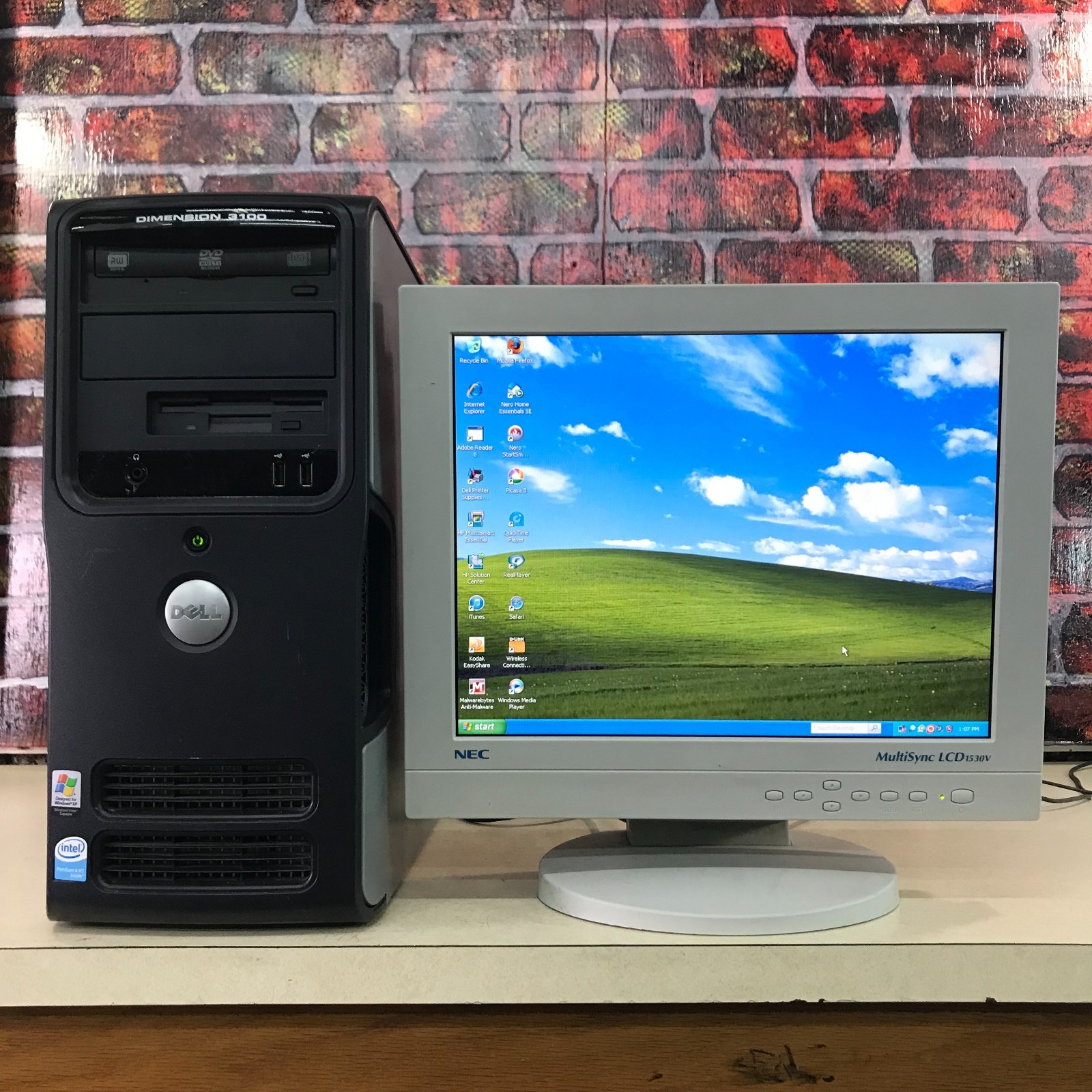 Dell Dimension 3100 PC for Retro Gaming Pentium 4 3.06GHz 1GB RAM (Windows XP)