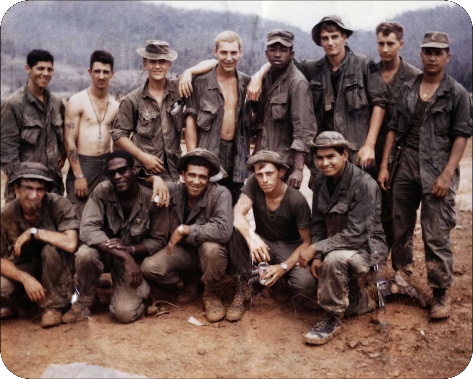 Vietnam War Rare Photo  Brave and patriotic Men Mousepad  Mouse Pad