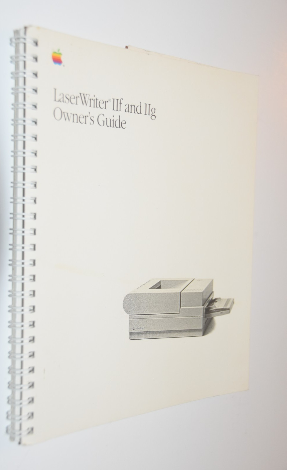 vintage 1991 Apple LaserWriter IIF & IIG Owners Guide book manual 030-5701-A