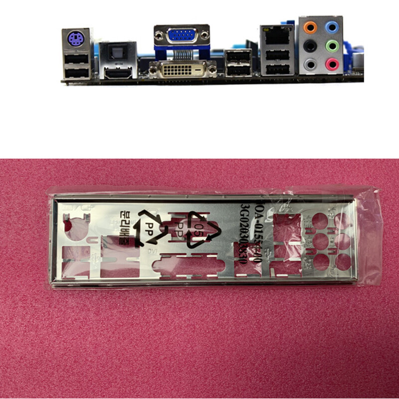 For ASUS P7H55D-M PRO/ P7H55-M PRO Motherboard Backplate I/O IO Shield
