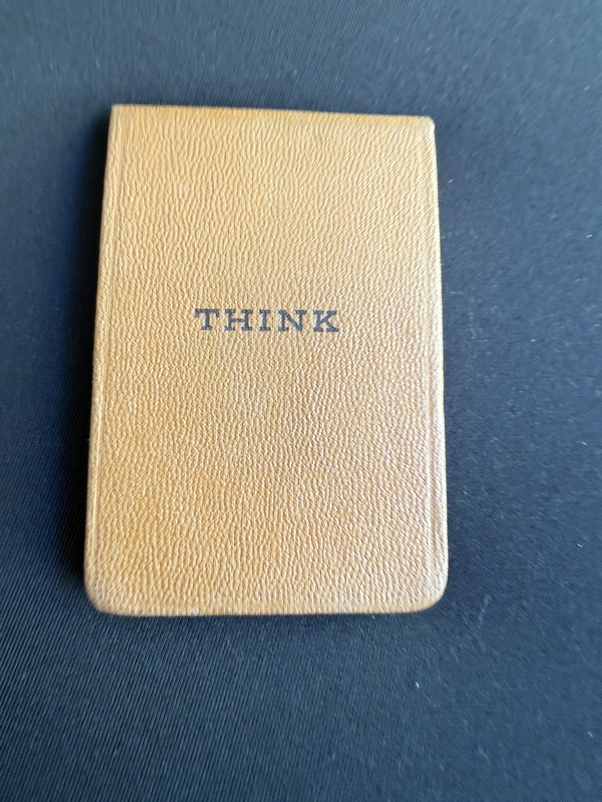 Vintage IBM Think Pad notebook with extra paper 