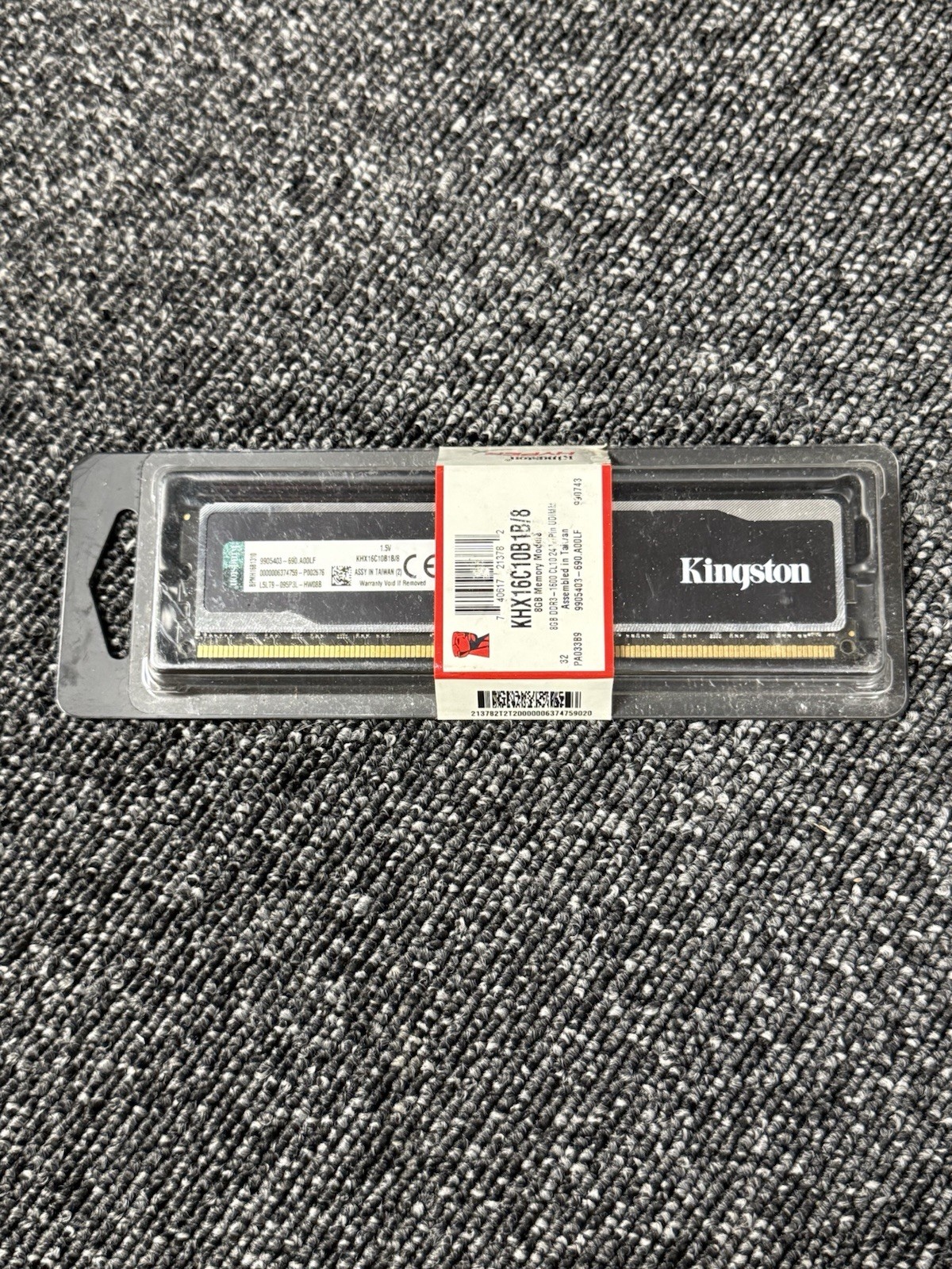 HyperX 8GB , Black KHX16C10B1B/8 Brand New