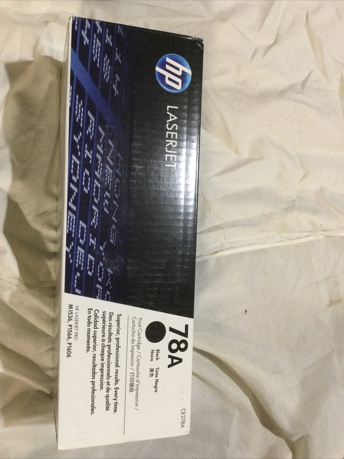 HP 78A Black Original LaserJet Toner Cartridge CE278A Brand New Sealed