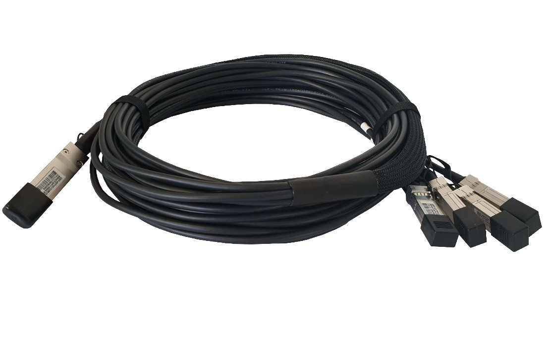 Cisco QSFP-4SFP10G-CU5M-C Compatible 40GBASE SFP+ Cable 5m DAC 