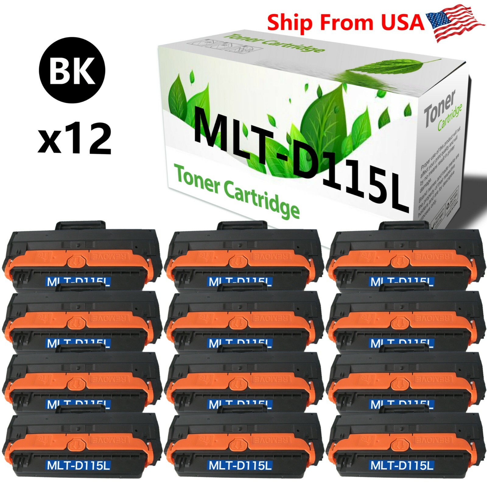12PK MLT-D115L 115L toner cartridge for SL-M2830 Xpress SL-2820DW Printer