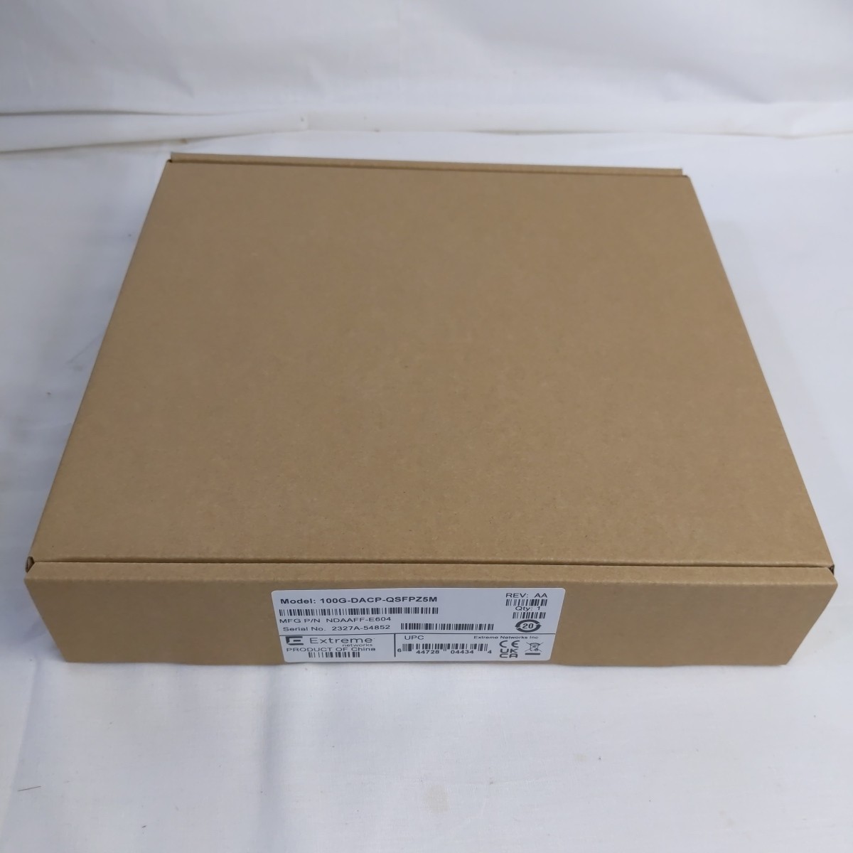 NEW Extreme Networks 100G-DACP-QSFPZ5M 100G Passive DAC QSFP28 0.5m - 1.64 ft