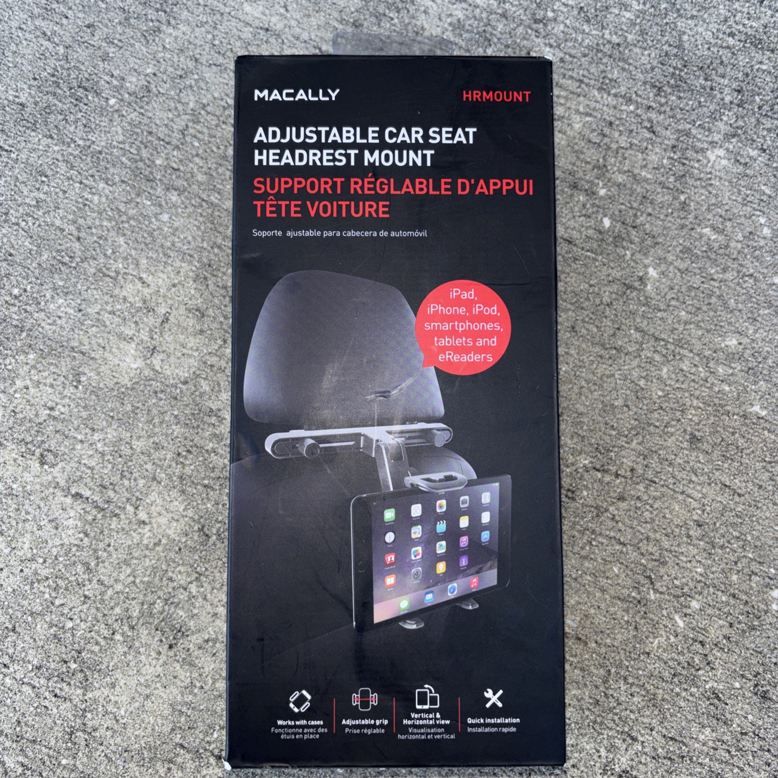 Adjustable Car Seat Headrest Mount