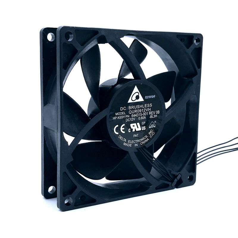 DELTA QUR0912VH 92mm 92*92*25mm 12V 0.60A 4 lines pwm 800-4000RPM cooling fan
