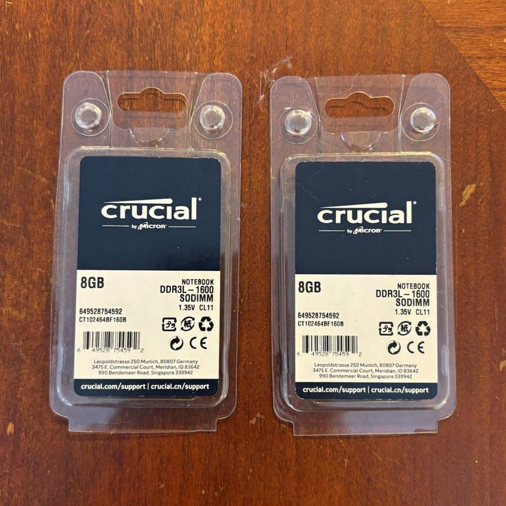 Crucial 16GB (2x8GB) RAM