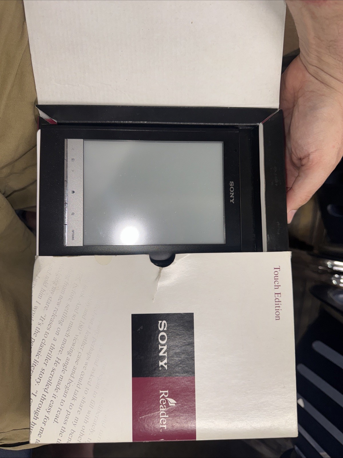 Sony Reader Touch PRS-600/BC Black 6" Display