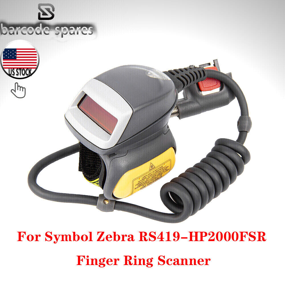 RS419 For Symbol Zebra RS419-HP2000FSR Finger Ring Scanner RS419-HP2000FSR USA