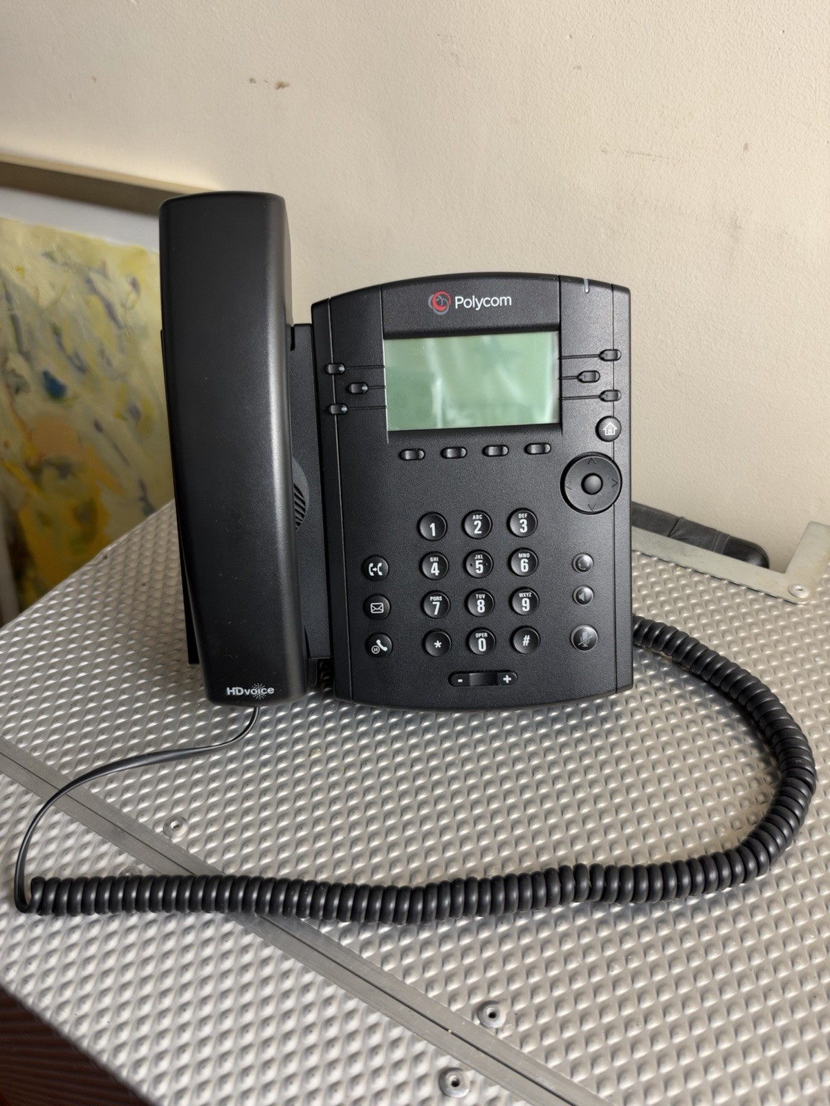 Polycom VVX 311 Desktop Phone PoE Used Working Condition Black Office