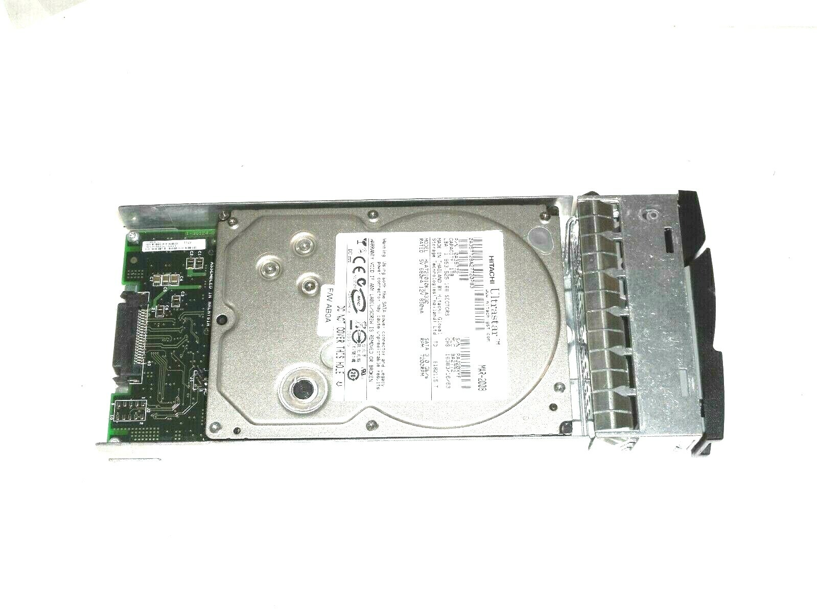 Hitachi HUA721010KLA330 1 TB Internal 7200 RPM,3.5" (0A35772) Hard Drive W/Tray