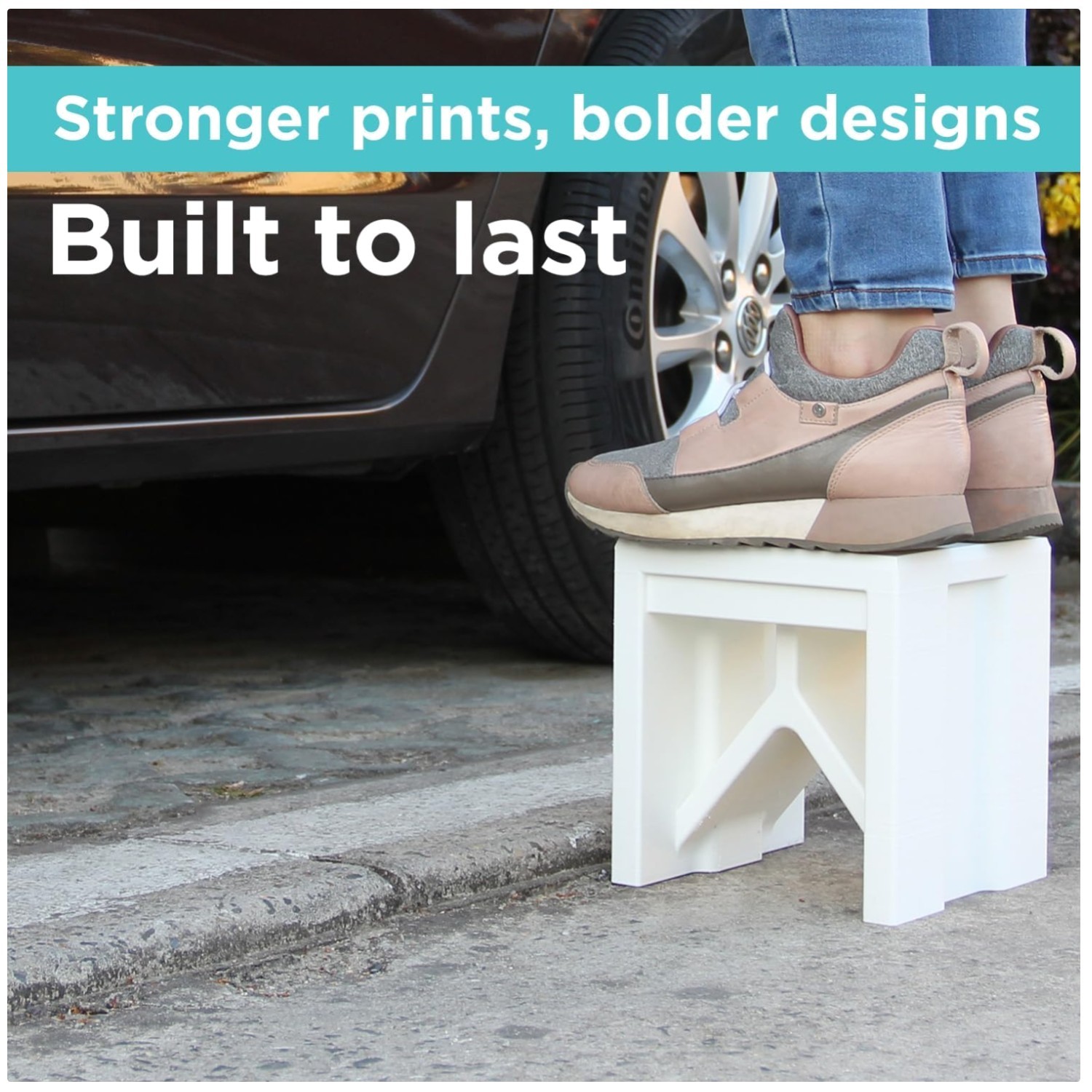 Tough & High Rigidity White 3D Printing Filament