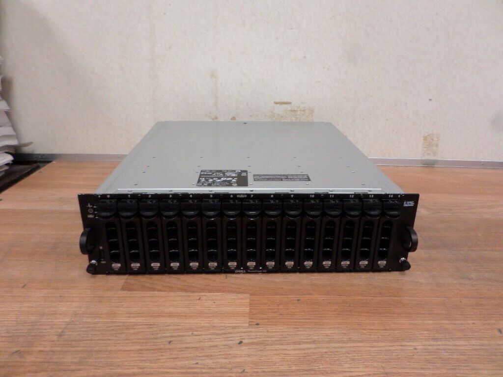Dell Power Vault MD AMP01 Controller Module w/2xAMP01-RSIM Cards,NoHD,WORKING