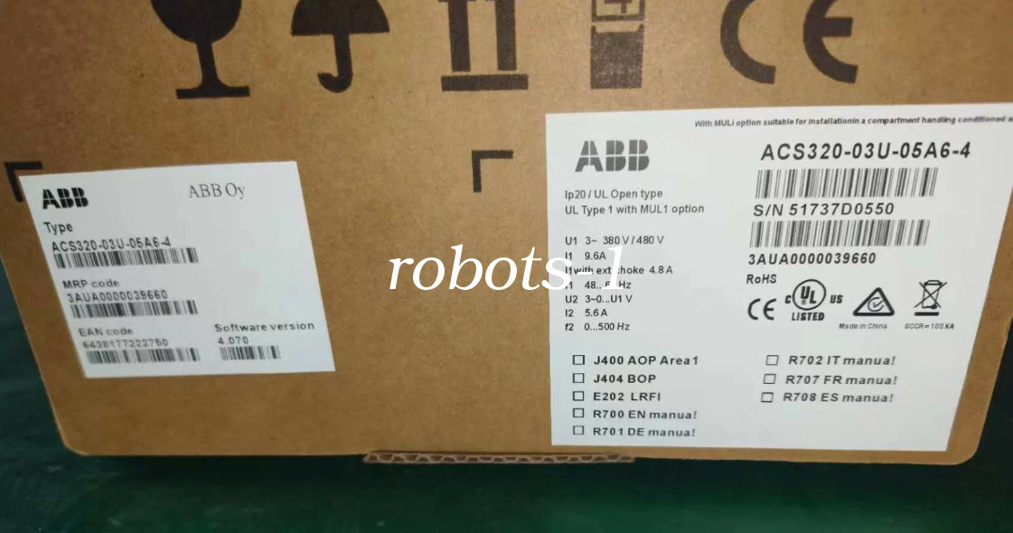 ACS320-03U-05A6-4 ABB inverter brand new FedExor DHL