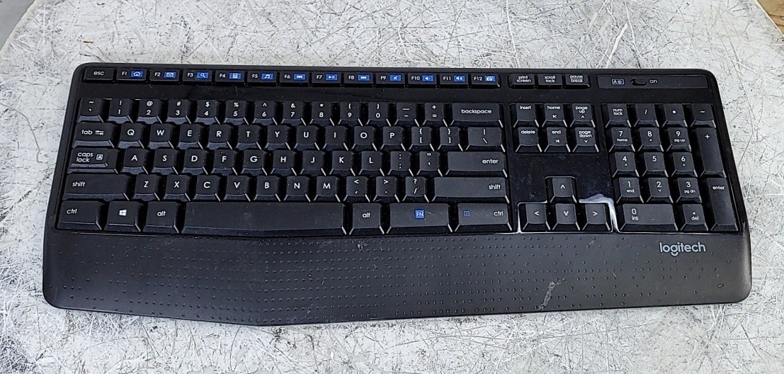 Logitech K345 Y-R0042 Wireless Keyboard SEE NOTES