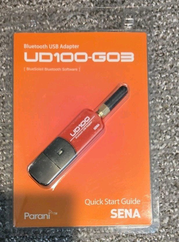 SENA Parani UD100-G03 USB Bluetooth v2.0 Adapter for PC Red w/ BlueSoleil