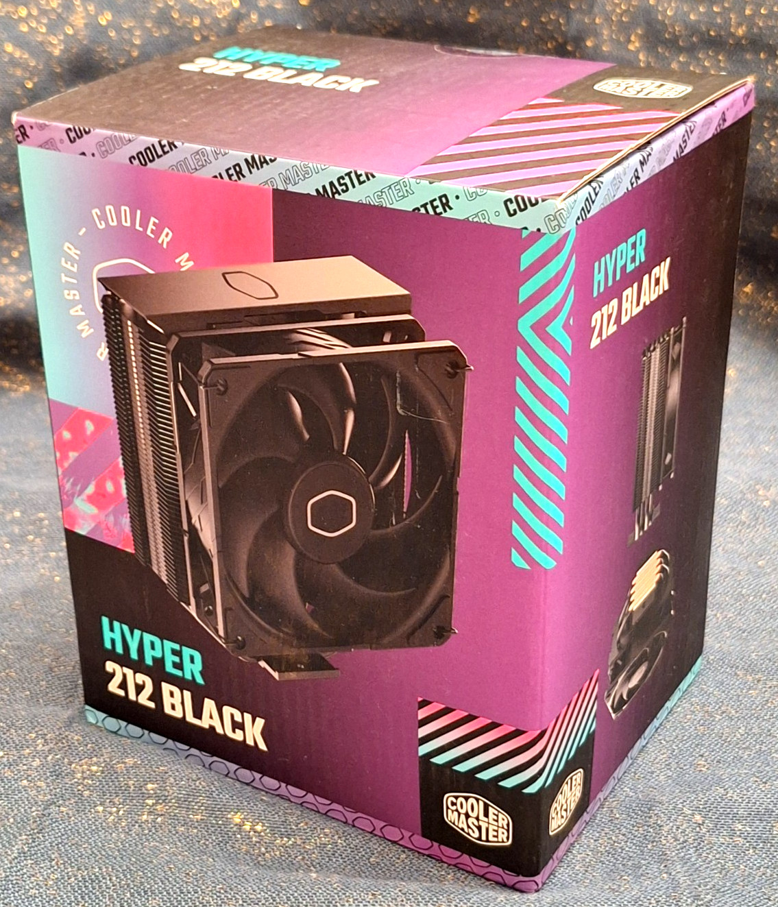 Hyper 212 Black CPU Air Cooler, 4 Heat Pipes, PWM Fan New & Sealed