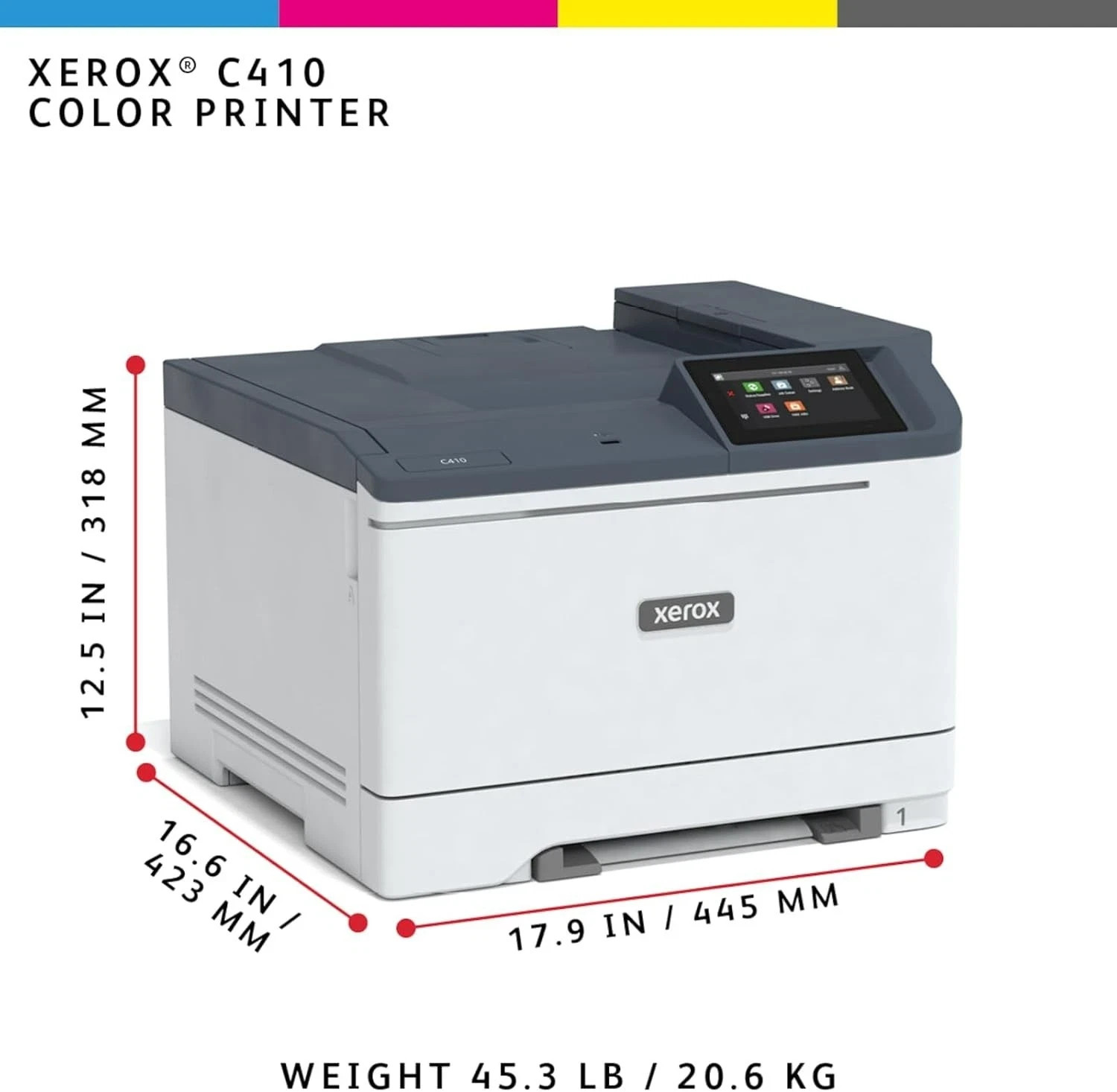 Xerox VersaLink C410/DN C410DN Color Laser Printer 42ppm Duplex Ethernet