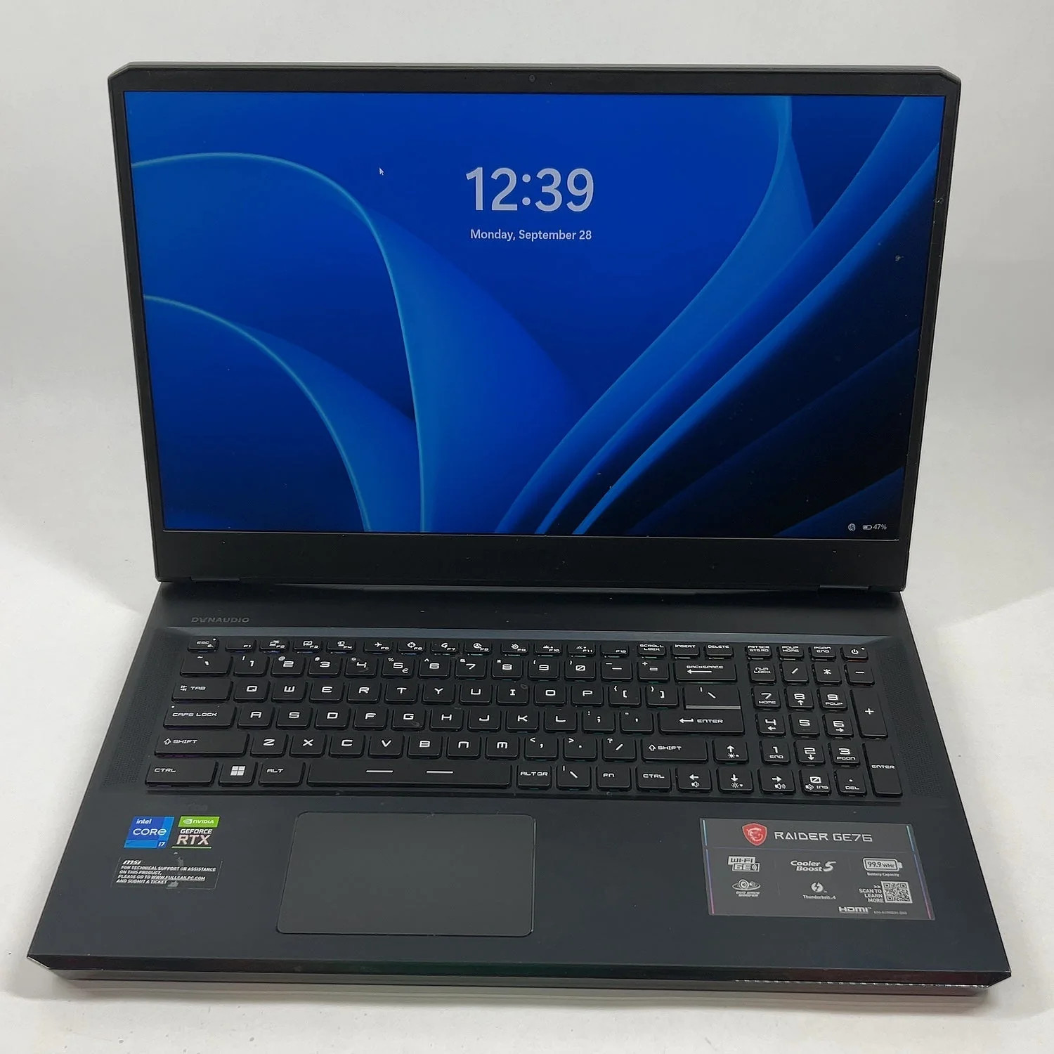 MSI Raider 12UHS-0814US 17.3" i7-12700H 16GB RAM 1TB SSD 500GB SSD RTX 3080