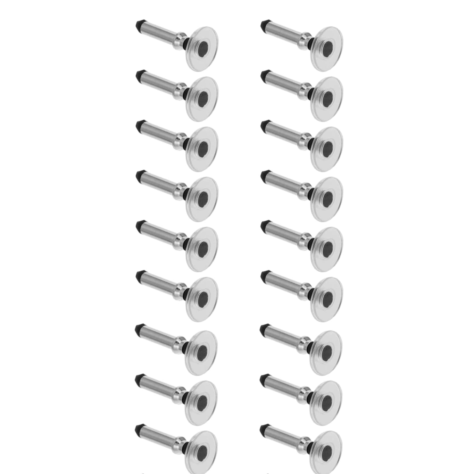 18 Pcs Silver Universal Stylus Replacement Tips,Universal Disc Tips 