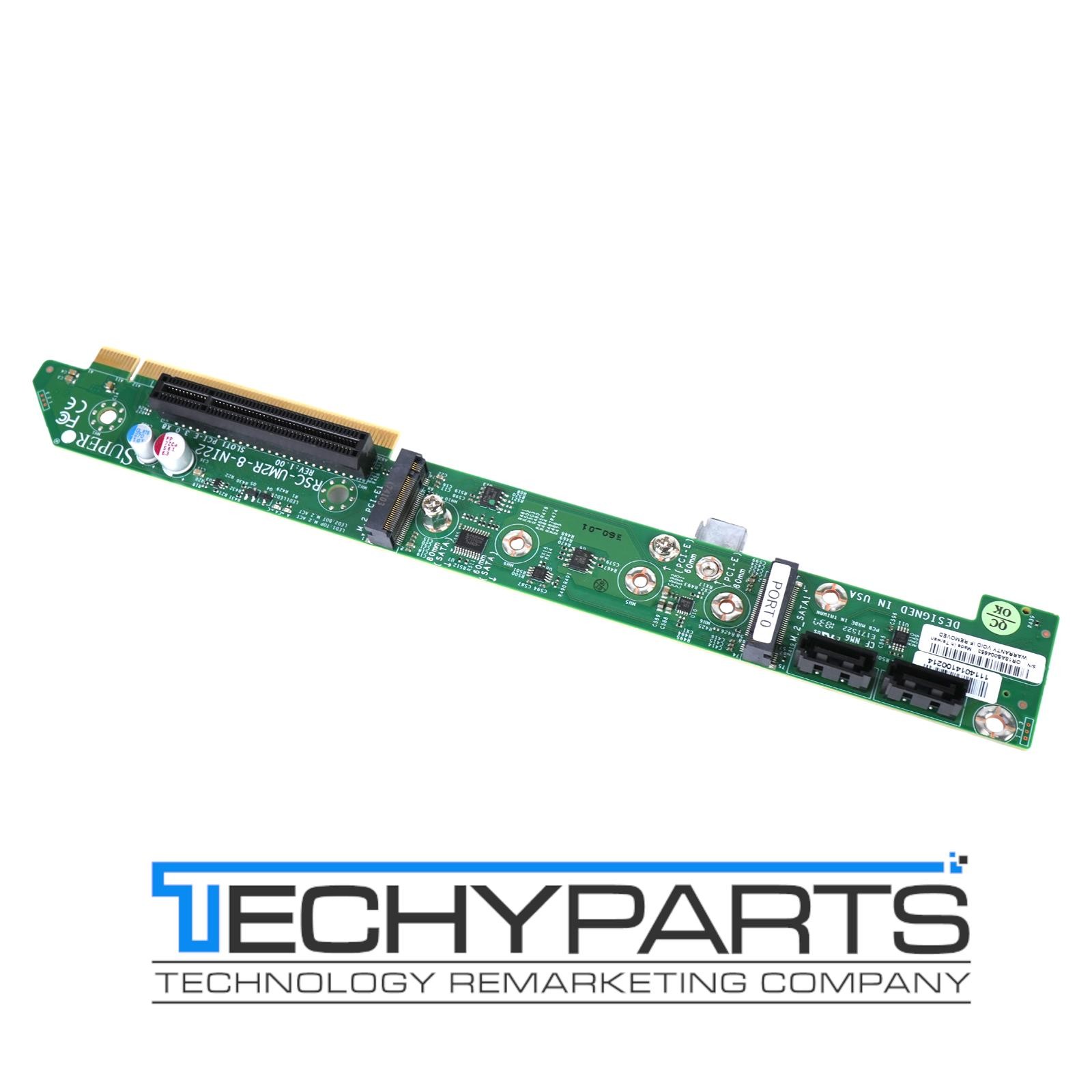 Supermicro RSC-UM2R-8-NI22 1U ULTRA RHS RISER CARD M.2 & PCIE