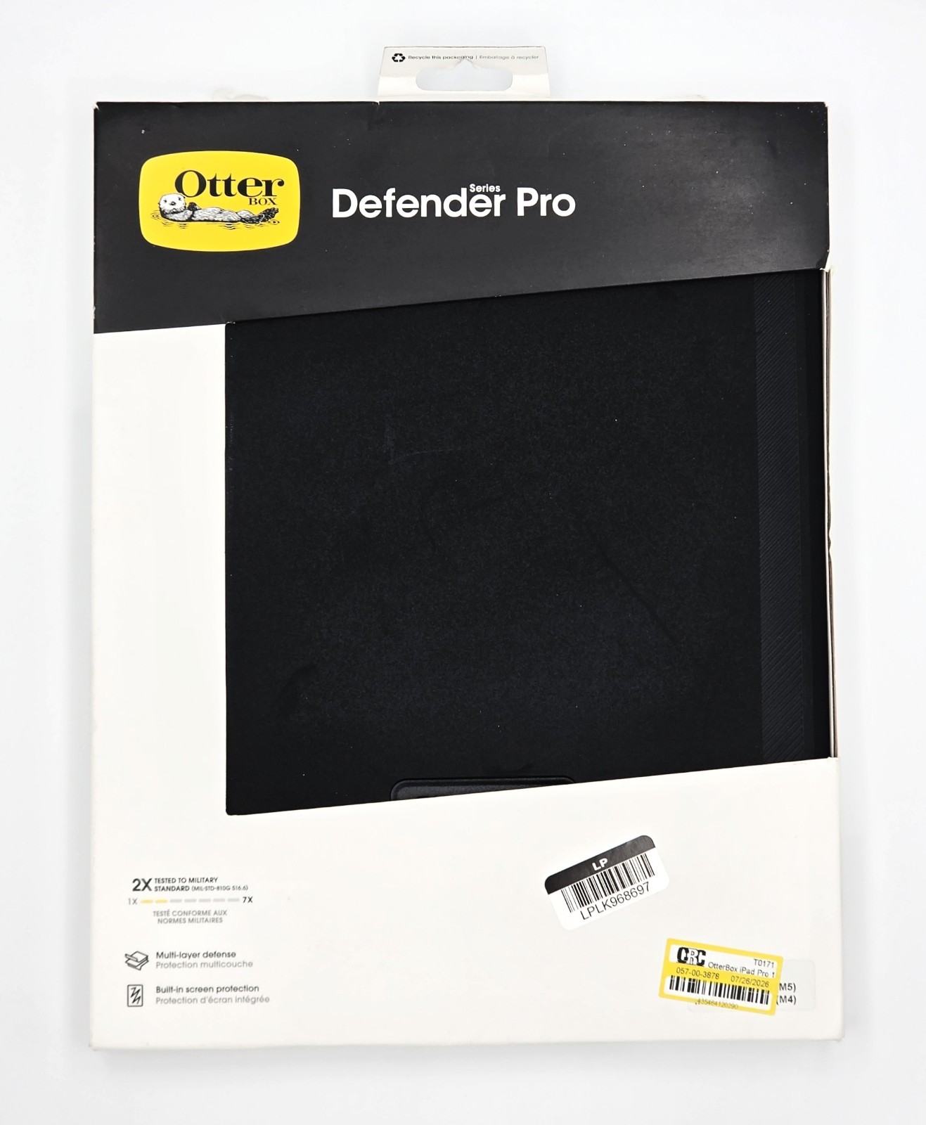 OtterBox Defender Pro Case iPad Pro 13" M4 M5 Black Shield Stand Screen Cover