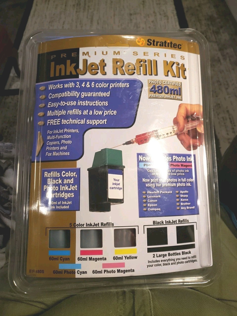 Stratitec Ink Jet Refill Kit Premium Series HP Canon Epson Compaq Lexmark Other