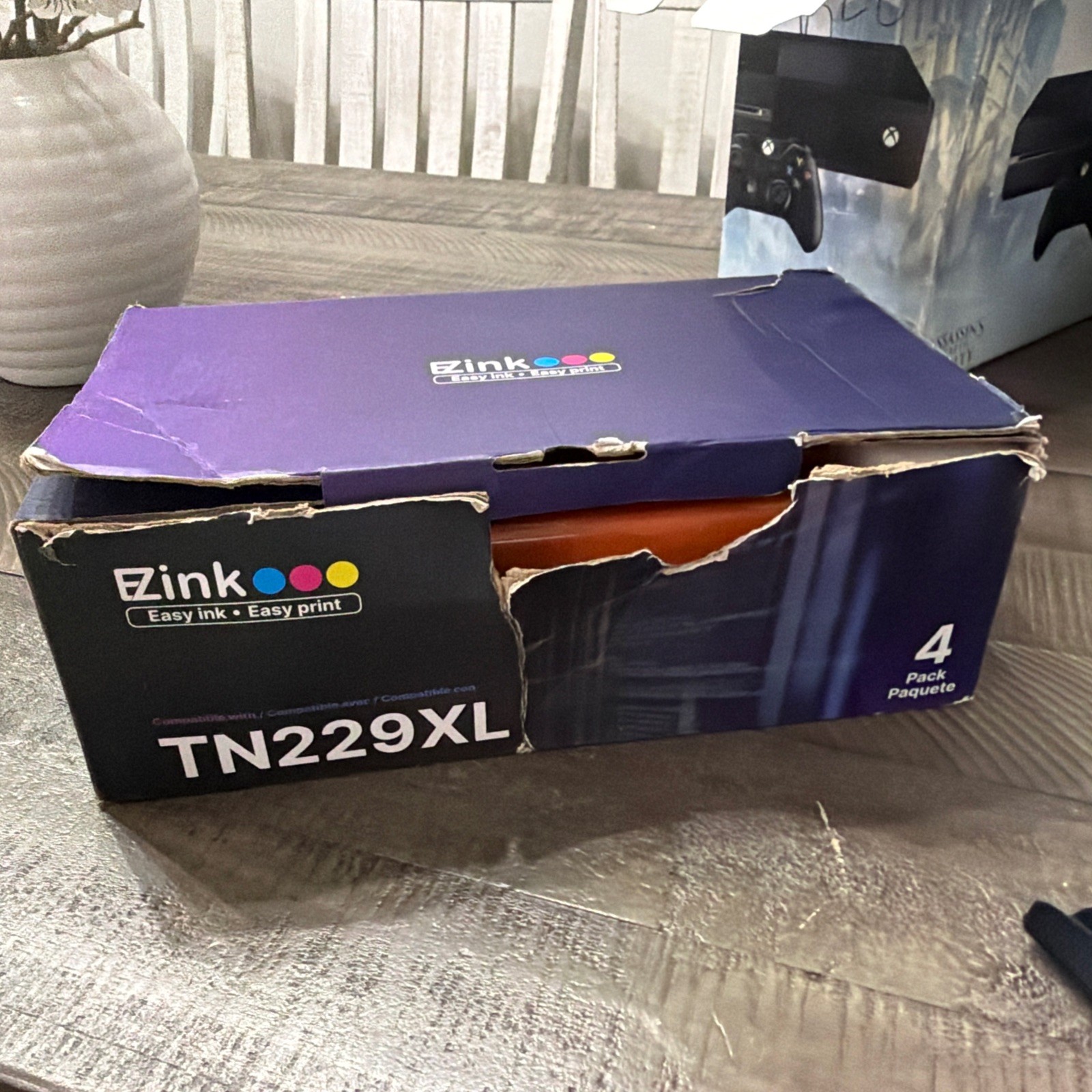 Open Box Seal Cartridges~ EZINK 4 PACK TN830XL TONER CATRIDGE BLACK FOR BROTHER