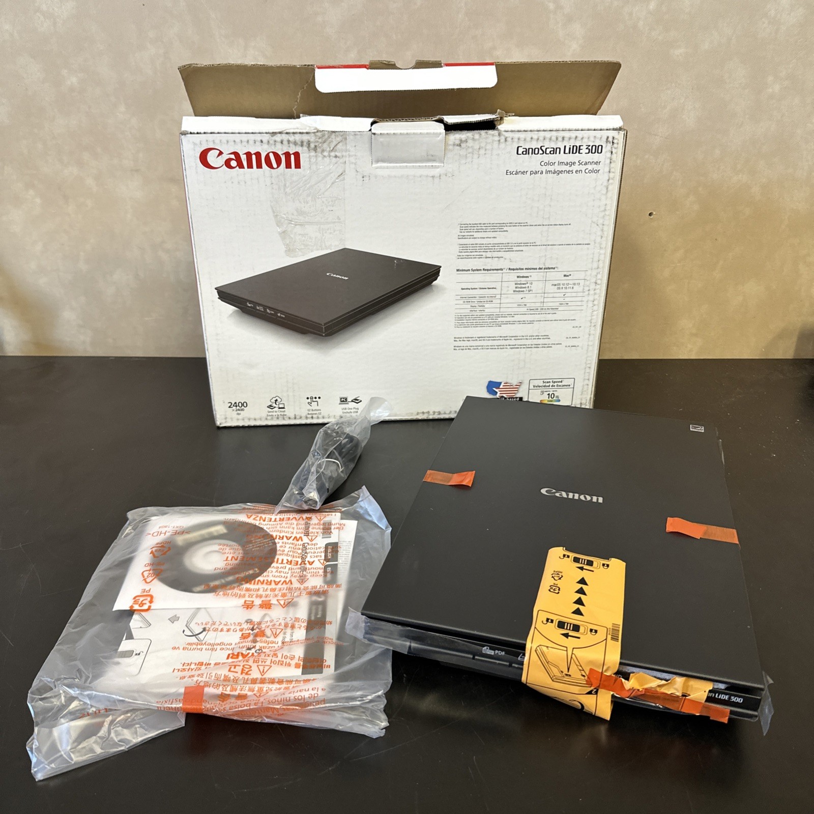 Canon CanoScan LiDE 300 Color Image Scanner (2995C002) - Black