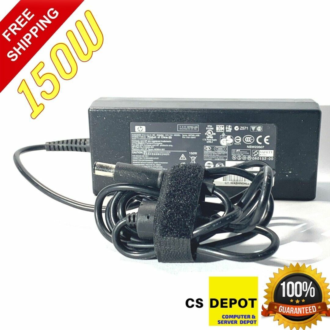 Genuine HP 150W 19V 7.9A AC Adapter HP HSTNN-HA09 Power Supply 609919-001