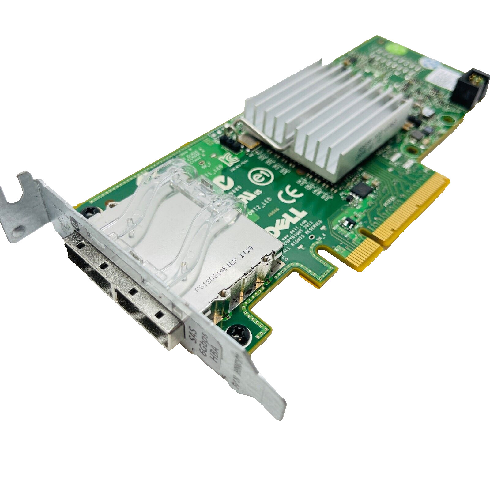 3DDJT Dell H200E (LSI 9200-8E) SFF8088 6GB 2-Port External PCIe SAS Non-RAID NEW