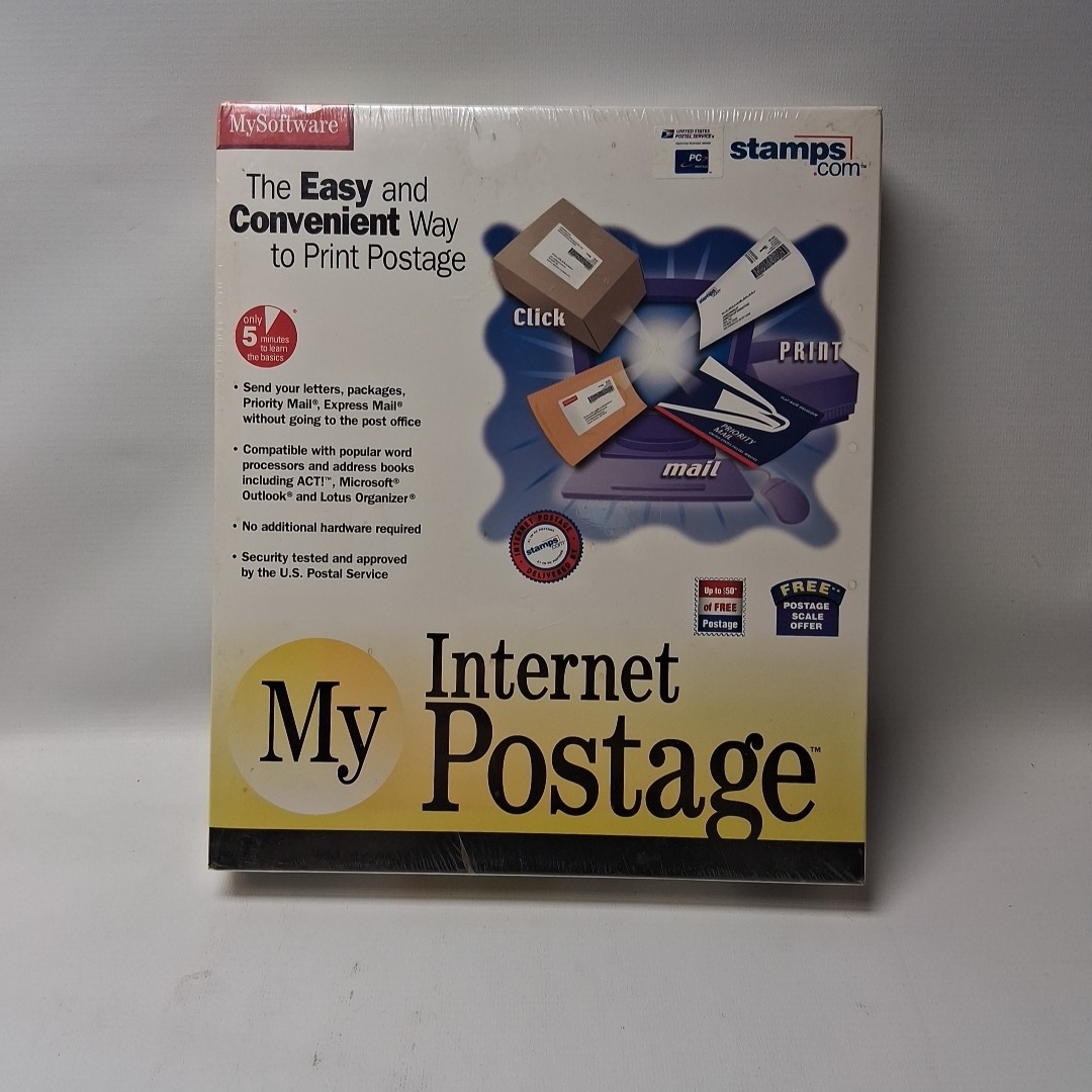 New My Internet Postage Software Windows 95/98 CD-ROM Print Postage Home 