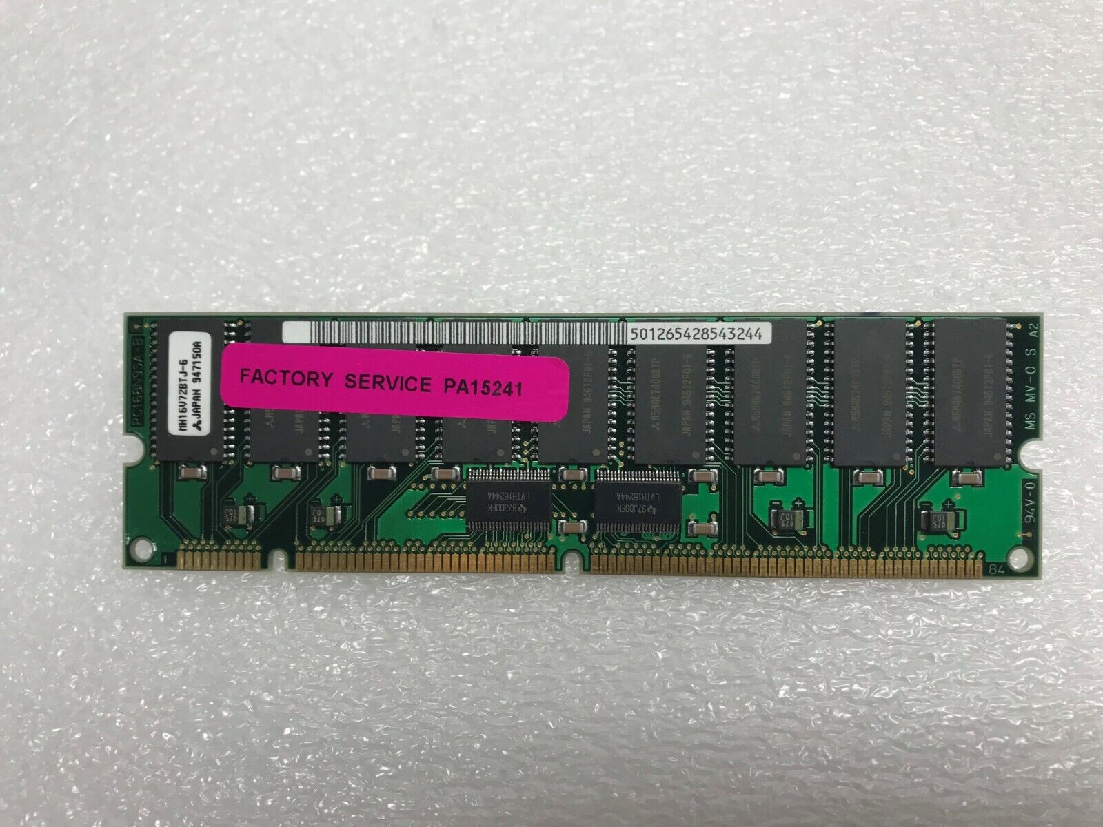 128 MB EDO-DIMM 168-pin UnBuffered ECC 3.3V 'Mitsubishi MH16V72ATJ-6