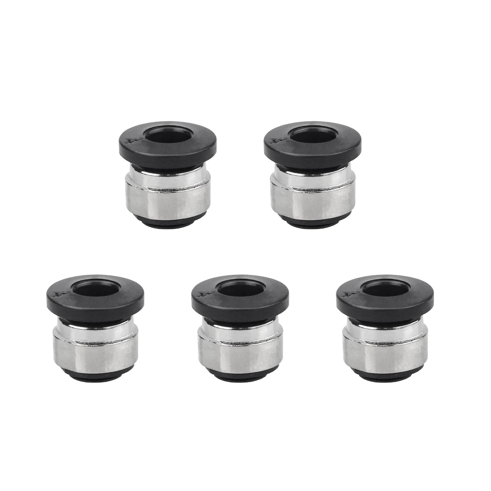 5-Pack 4mm Black Bowden Tube Clamp for Bambu Lab X1/P1/A1 Series - Extruder F...