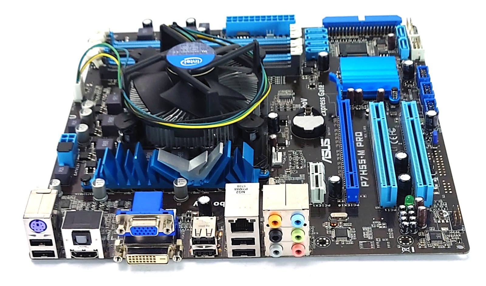 ASUS P7H55-M PRO Motherboard LGA 1156 H55 DDR3 mATX with Fan