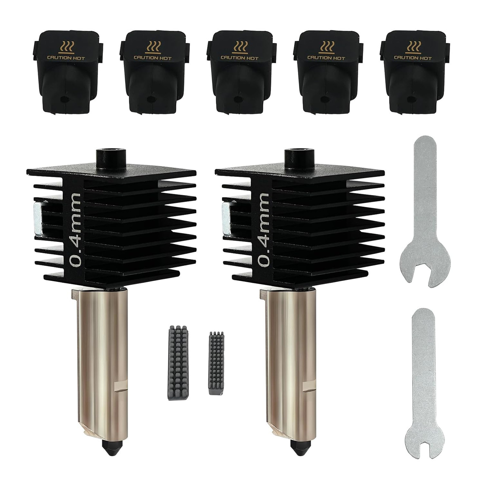 2 Pack A1 Mini/A1 Hotend, Print Head Hot End Kit Extruder High-Temperature 0.4mm