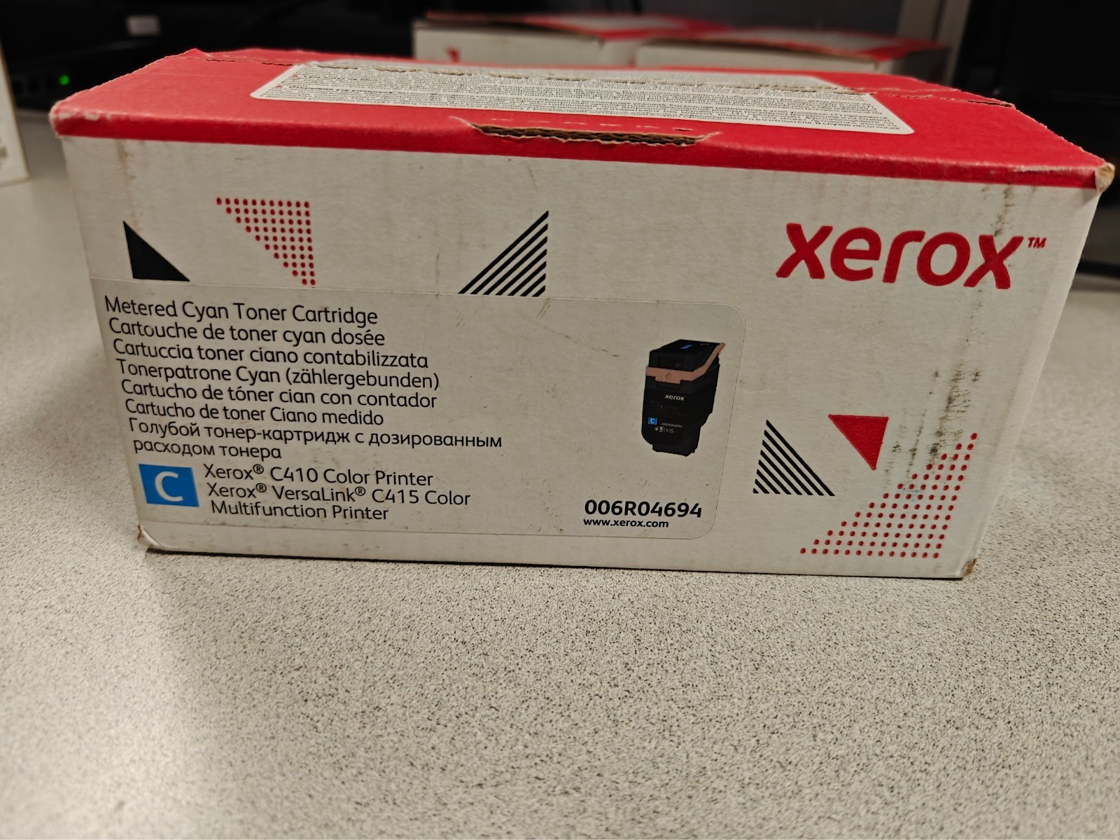 Xerox toner for C415 C410  Cyan toner cartridge 006R04694