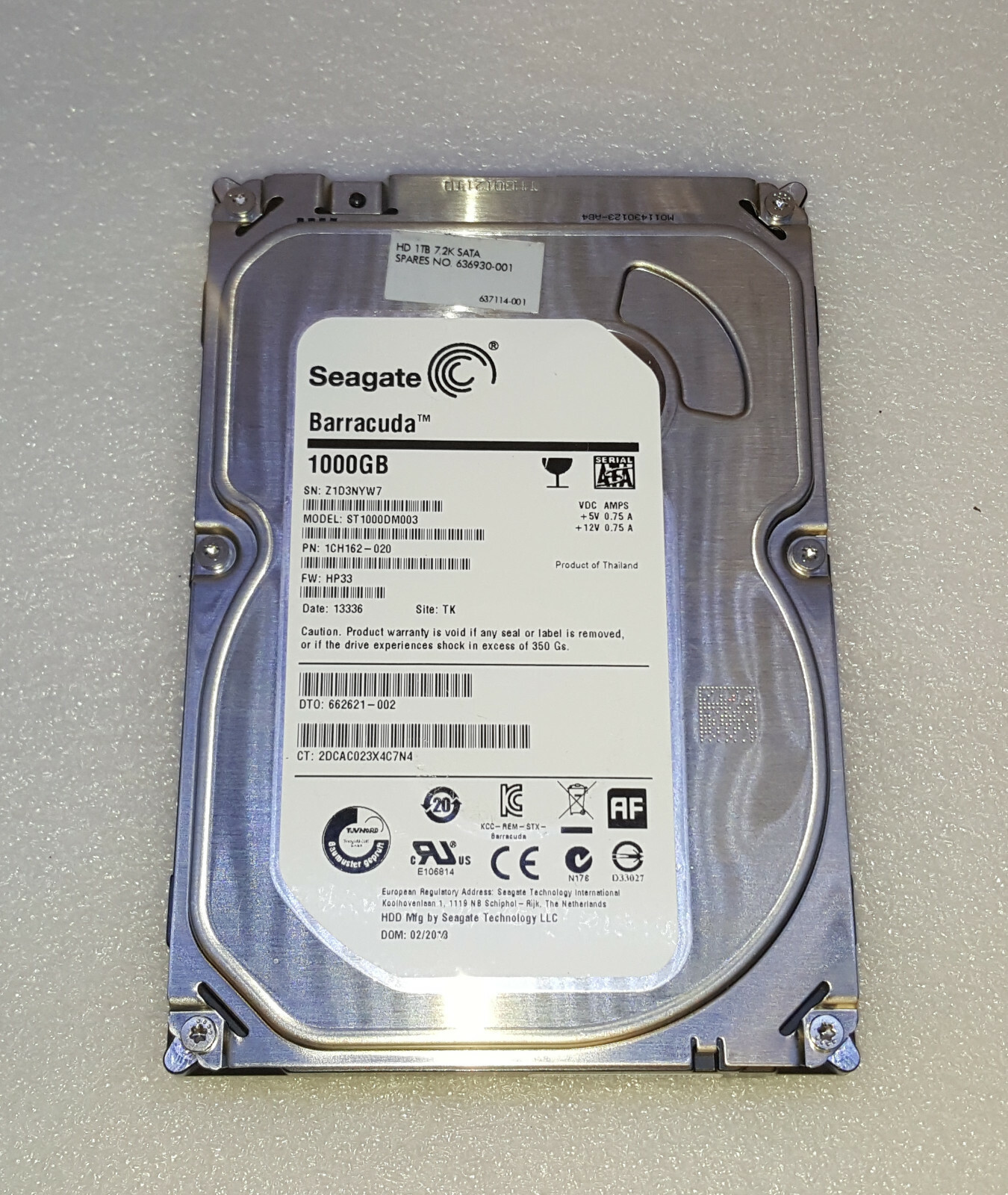 HP Pavilion p6837c - 1TB Hard Drive with Windows 10 Home 64-Bit Preloaded