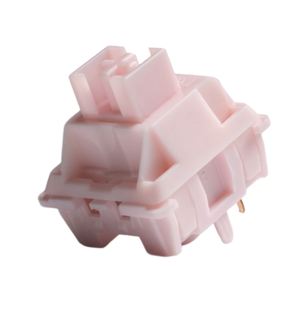 Hand Lubed/Filmed Huano Sakura Linear Switches For Mechanical Keyboards