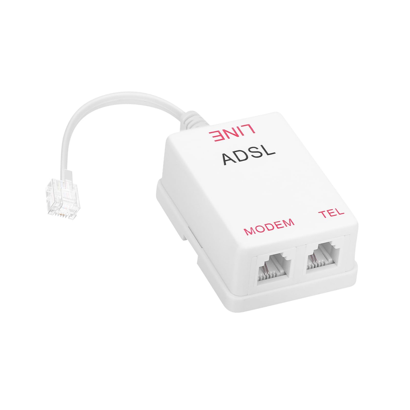 Uvital DSL Filter Splitter for Landline Phone, ADSL Splitter Filter, DSL Filter