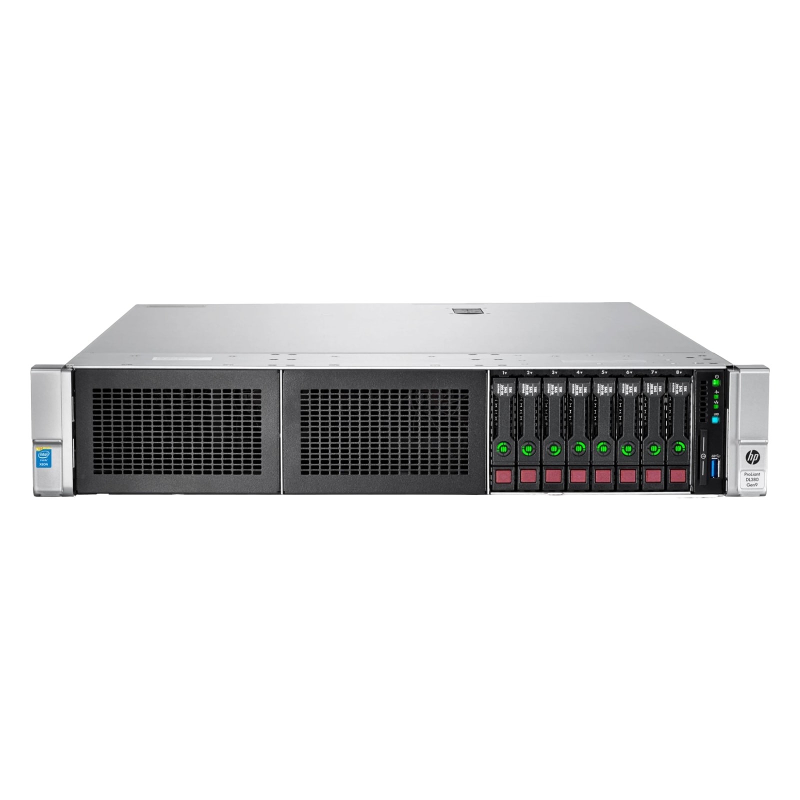 HPE ProLiant DL380 Gen9 8SFF 2x Xeon E5-2699 v4 128GB RAM 2x 240GB SSD 6x 300GB