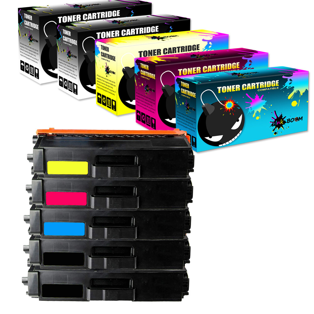 5 x Toner Cartridge fits Brother TN-336 TN336 HL-L8350CDW MFC-L8600CDW L8850CDW